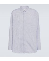 Jil Sander - Striped Cotton Shirt - Lyst