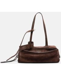 Balenciaga - Carrie Small Suede Shoulder Bag - Lyst