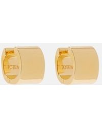 TOTEME - Ohrringe Signature Petite, Vergoldet - Lyst