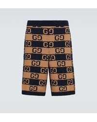 Gucci - Shorts Aus GG Baumwolljacquard - Lyst