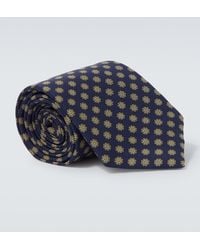 dunhill - Corbata De Seda Estampada - Lyst