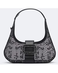 Roger Vivier - Pilgrim Mini Embellished Top-Handle Bag - Lyst