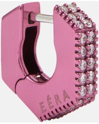 Eera - Boucle d'oreille unique Mini Dado en or 18 ct et diamants - Lyst