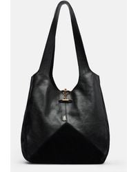 Chloé - Balloon Medium Leather And Suede Shoulder Bag - Lyst