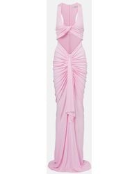 Christopher Esber - Vivenda Draped Jersey Maxi Dress - Lyst