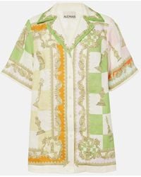 ALÉMAIS - Camisa Checkmate con varios estampados - Lyst