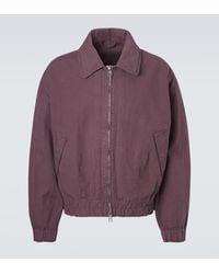 Our Legacy - Command Cotton And Linen Bomber Jacket - Lyst