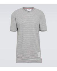 Thom Browne - T-Shirt Aus Baumwoll-Jersey - Lyst