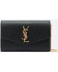 Saint Laurent - Uptown Leather Cross-body Bag - Lyst