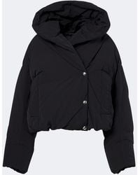 Sportmax - Cropped Hooded Down Jacket - Lyst
