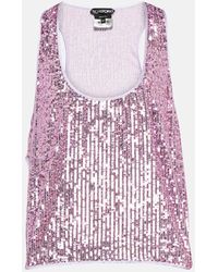 Tom Ford - Sequined Top - Lyst