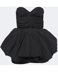 Magda Butrym - Draped Wool Bustier Dress - Lyst