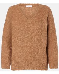 Max Mara - Pantera Camel Hair And Silk Sweater - Lyst