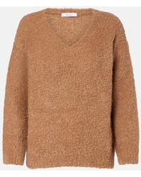 Max Mara - Pantera Camel Hair And Silk Sweater - Lyst