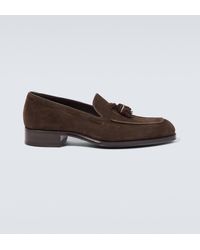 Tom Ford - Edgar Suede Loafers - Lyst