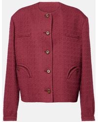 Blazé Milano - Rush Gliss Cotton-Blend Boucle Jacket - Lyst