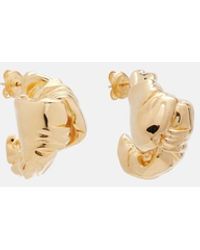 Bottega Veneta - 18Kt-Plated Sterling Earrings - Lyst