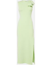 Roland Mouret - Bow-Detail Midi Dress - Lyst