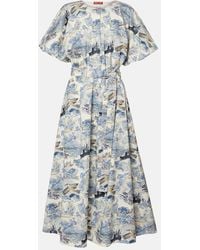 Altuzarra - Abito Midi Paulina - Lyst