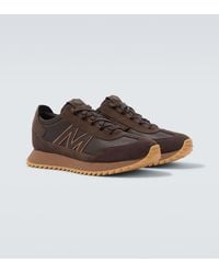 Moncler - Pacey2 Suede-Trimmed Sneakers - Lyst