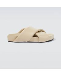 Jil Sander - Sandalen Aus Leder - Lyst