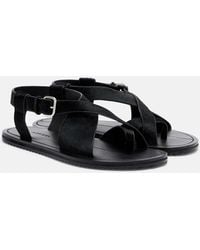 A.Emery - Ora Calf Hair Sandals - Lyst