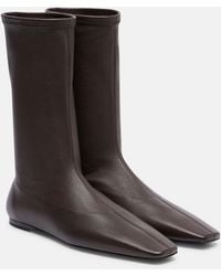 TOTEME - Leather Boots - Lyst