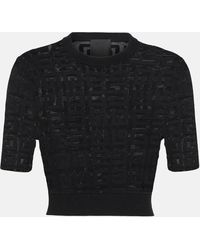 Givenchy - 4g Jacquard Cropped Top - Lyst