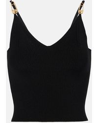 Versace - Top de 'Pin de seguridad de - Lyst