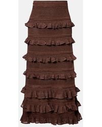 Zimmermann - Gonna Lunga Hypnotic Con Ruches - Lyst