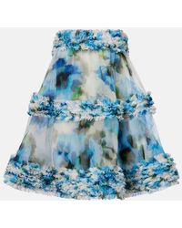 Zimmermann - Alchemy Ruffled Silk Organza Minidress - Lyst