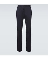 Etro - Cotton-Blend Slim Pants - Lyst