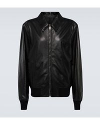 Givenchy - Reversible Leather Bomber Jacket - Lyst