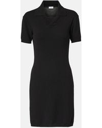 Burberry - Cotton-Blend Polo Dress - Lyst