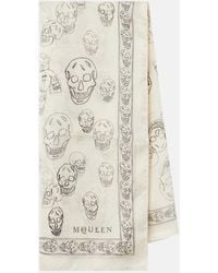 McQueen - Sciarpa Skull - Lyst