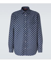 Gucci - Gg Wool Jacquard Shirt - Lyst