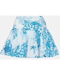 Poupette - Minifalda Colleen De Algodon Estampada - Lyst