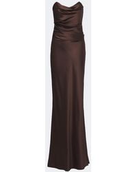 The Sei - Abito Lungo Bustier - Lyst