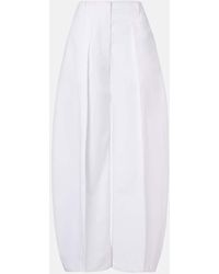 Jacquemus - Pantalones Anchos Oval De Algodon - Lyst