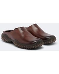 Miu Miu - Leather Mules - Lyst