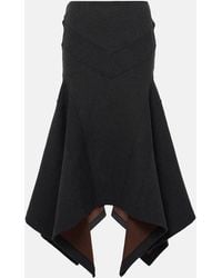 The Attico - Skirt With Logo - Lyst