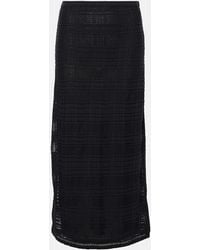Proenza Schouler - Label Plaid Cotton-Blend Midi Skirt - Lyst