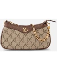 Gucci - Ophidia Canvas Mini Bag - Lyst