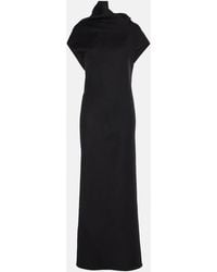 The Row - Kamil Paneled Cashmere Gown - Lyst