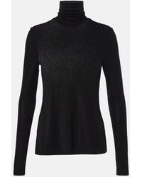 Agolde - Lyocell Turtleneck Long-Sleeved Top - Lyst