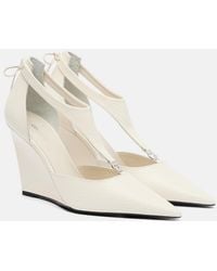Coperni - Leather Wedge Pumps - Lyst