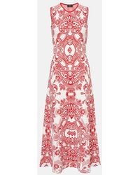 Etro - Jacquard Midi Dress - Lyst