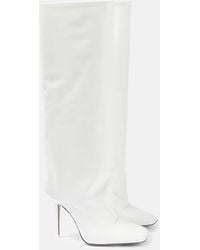 The Attico - Sienna Leather Knee-High Boots - Lyst