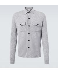 Allude - Wool And Cashmere Overshirt - Lyst