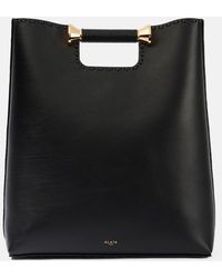 Alaïa - Bobine Leather Tote Bag - Lyst